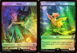 MAGIC FINAL FANTASY TOKEN HERO BIRD (FOIL) T 9 / T 17 FIN MTG FCA TCG - Image 1