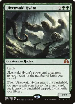 MTG Ulvenwald Hydra Shadows over Innistrad Japanese Near Mint Foil - Image 2