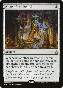 MTG Altar of the Brood Khans of Tarkir Japanese Near Mint- Foil - Image 3