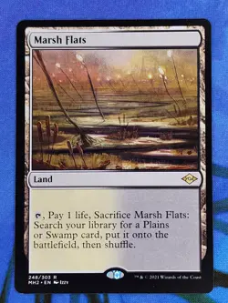 1x Marsh Flats, NM, Modern Horizons 2 (MH2), Magic: the Gathering, MtG - Image 1