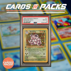 Carte Pokemon Nidoking 11/102 HOLO Set de Base Edition 1 PSA 8 NM-MINT 🇫🇷🔥 - Image 1
