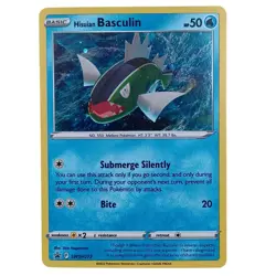 Hisuian Basculin - SWSH273 Cosmos Holo - Black Star Promo Silver Tempest Pokemon - Image 1