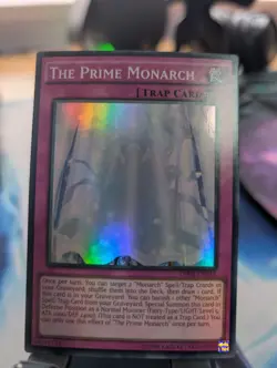 YuGiOh! The Prime Monarch OP02-EN013 Super Rare - Image 1