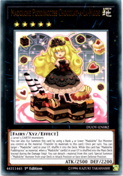 Madolche Puddingcess Chocolat-a-la-Mode - DUOV-EN082 - Ultra Rare 1st Ed Yugioh - Image 1