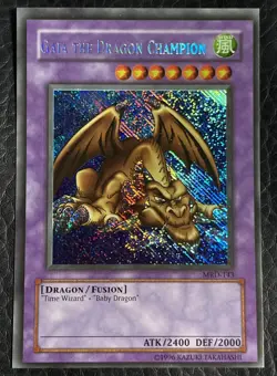 Yugioh Thousand Dragon Gaia The Dragon Champion MRD-143 Misprint Error NFC 1/48 - Image 1