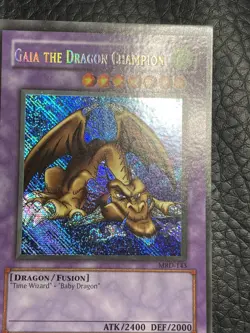 Yugioh Thousand Dragon Gaia The Dragon Champion MRD-143 Misprint Error NFC 1/48 - Image 4