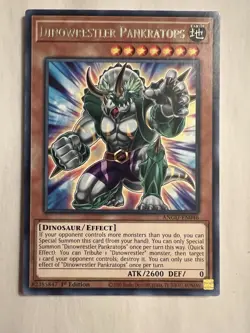Dinowrestler Pankratops ANGU-EN046 | 1st Edition Rare NM | Yugioh! - Image 1