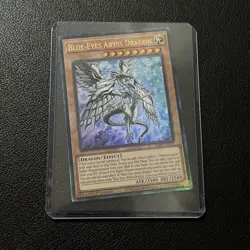 Blue-Eyes Abyss Dragon RA01-EN016 Prismatic Collector’s Rare 1st Ed NM Yugioh - Image 1