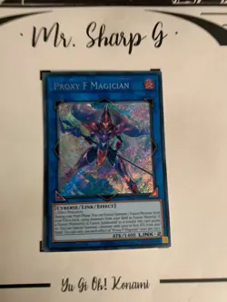 PROXY F MAGICIAN - 1. AUFLAGE BLTR-EN094 ENGLISH Yu-Gi-Oh! CARD SECRET RARE HOLO - Image 2