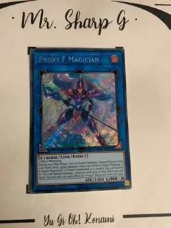 PROXY F MAGICIAN - 1. AUFLAGE BLTR-EN094 ENGLISH Yu-Gi-Oh! CARD SECRET RARE HOLO - Image 3