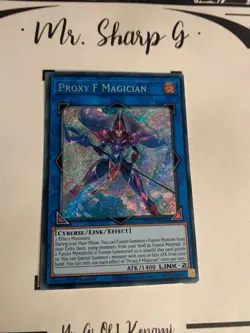 PROXY F MAGICIAN - 1. AUFLAGE BLTR-EN094 ENGLISH Yu-Gi-Oh! CARD SECRET RARE HOLO - Image 4