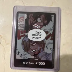 DON!! Card (Alternate Art) A Fist of Divine Speed Foil - Image 3