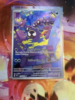 NM Gastly 177/162 Temporal Forces Illustration Rare Holo Pokemon Card - Image 1