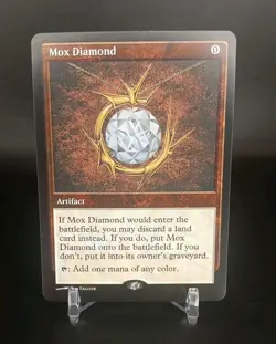 Custom Game Card-Mox Diamond-Regular-LP Condition - Image 1