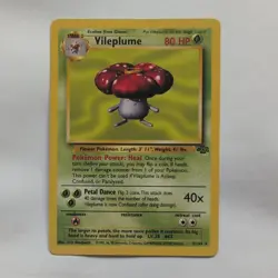 Vileplume 31/64 Non Holo Rare Pokemon Card, Jungle Set, 1999 - Image 1