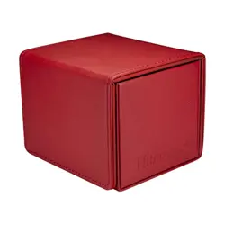 Ultra Pro Card Protection Vivid Alcove Edge Deck Box - Red New - Image 1