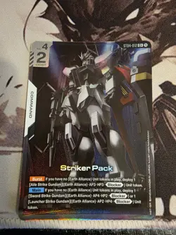 Striker Pack Alternate Art Foil - ST04-012 C+ NM - Gundam TCG Card Game - Image 1