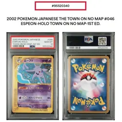 PSA 10 Espeon 046/092 e Series Holo 1st ED Town On No Map Pokemon Card Japanese - Image 1