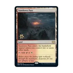 WOTC MtG Prerelease Promos Sundown Pass (R) (Foil) NM - Image 1