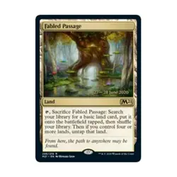 WOTC MtG Prerelease Promos Fabled Passage (M21) (R) (Foil) NM - Image 1
