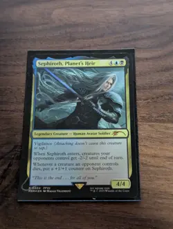 MTG Final Fantasy Sephiroth, Planet's Heir Promo Foil 0004 - Image 1