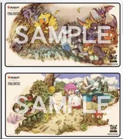 Set of 2 MTG Final Fantasy Playmat Chocobo Mystery Dungeon Clue Great War - Image 3