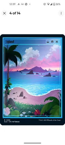 👾🌋💀🏝🌲☀ Secret Lair PixelLands_v02.jpg - FOIL Basic Lands Command Tower MTG - Image 2