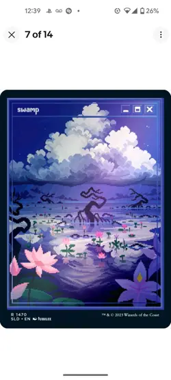 👾🌋💀🏝🌲☀ Secret Lair PixelLands_v02.jpg - FOIL Basic Lands Command Tower MTG - Image 4
