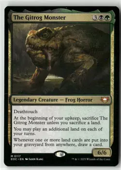 The Gitrog Monster 117 NM MTG Commander: Edge of Eternities Magic - Image 1