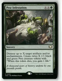 Pest Infestation 103 NM MTG Commander: Edge of Eternities Magic - Image 1