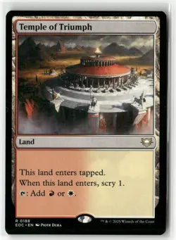 Temple of Triumph 188 NM MTG Commander: Edge of Eternities Magic - Image 1