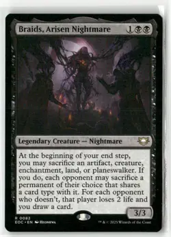 Braids, Arisen Nightmare 82 NM MTG Commander: Edge of Eternities Magic - Image 1