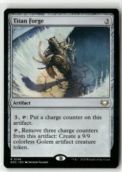 Titan Forge 146 NM MTG Commander: Edge of Eternities Magic - Image 1