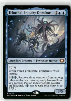 Tekuthal, Inquiry Dominus 78 NM MTG Commander: Edge of Eternities Magic - Image 1