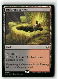 Sulfurous Springs 185 NM MTG Commander: Edge of Eternities Magic - Image 1