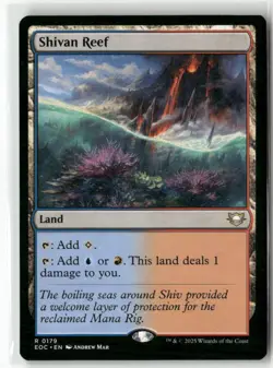 Shivan Reef 176 NM MTG Commander: Edge of Eternities Magic - Image 1