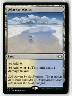 Adarkar Wastes 147 NM MTG Commander: Edge of Eternities Magic - Image 1