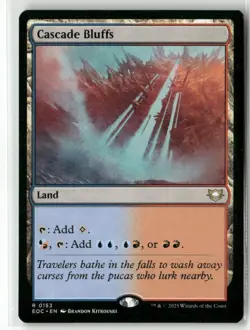 Cascade Bluffs 153 NM MTG Commander: Edge of Eternities Magic - Image 1