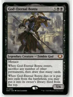 God-Eternal Bontu 83 NM MTG Commander: Edge of Eternities Magic - Image 1