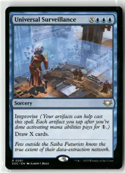 Universal Surveillance 81 NM MTG Commander: Edge of Eternities Magic - Image 1