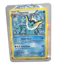 Pokemon TCG Vaporeon BW89 Black and White Promo Card Rare MP - Image 1