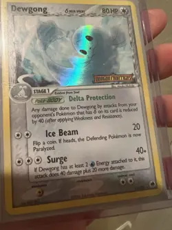 Dewgong Delta Species Reverse Holo Stamped Card 15/101 Dragon Frontiers - Image 5