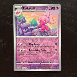 Tinkatuff 104/193 Pokemon Paldea Evolved SV02 Reverse Holo Uncommon Card NM - Image 1