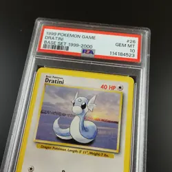 PSA 10 Dratini 26/102 Pokemon Base Set 1999-2000 4th Print Graded Pokemon Card - Image 2