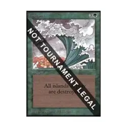 WOTC MtG Collector's Ed Tsunami (CE) (U) EX - Image 1