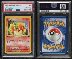 Ponyta 1st Ed. Pokemon Team Rocket PSA 10 GEM MT 2000 0y8e - Image 3