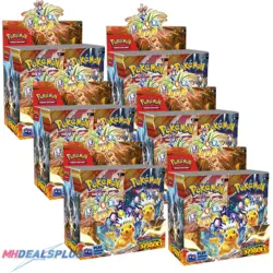$120 OFF 6 x Pokemon TCG Surging Sparks Sealed Booster Boxes (not a sealed case) - Image 1