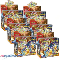 $120 OFF 6 x Pokemon TCG Surging Sparks Sealed Booster Boxes (not a sealed case) - Image 1