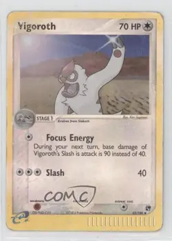 Vigoroth Reverse Foil Pokemon EX Sandstorm #52 2003 1t5 - Image 1