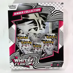 White Flare Binder Collection ‍Pokemon TCG New Sealed - Image 1